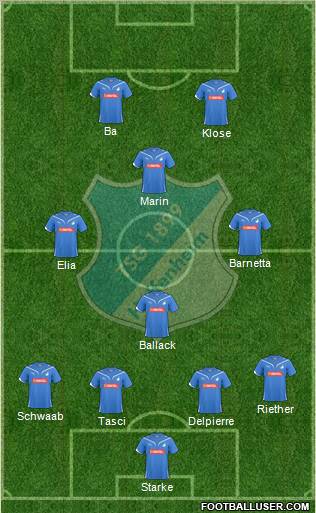 TSG 1899 Hoffenheim Formation 2011