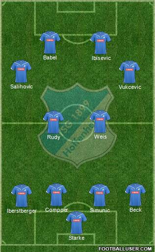 TSG 1899 Hoffenheim Formation 2011