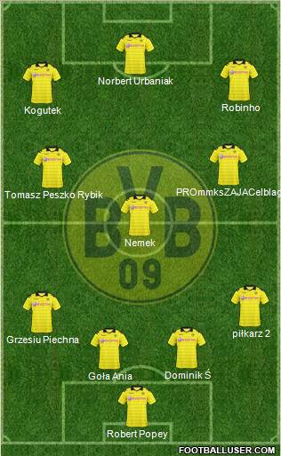 Borussia Dortmund Formation 2011