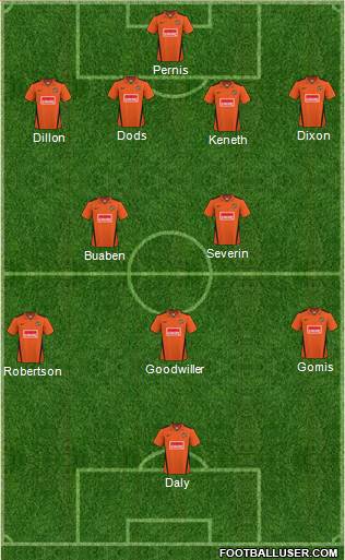 Dundee United Formation 2011