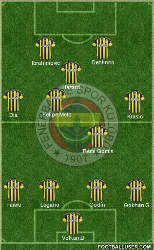 Fenerbahçe SK Formation 2011