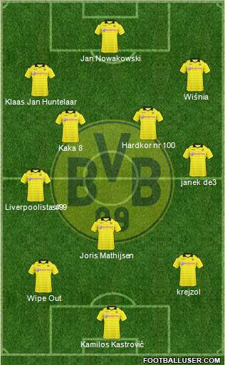 Borussia Dortmund Formation 2011