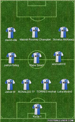 Blackburn Rovers Formation 2011