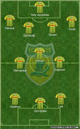 FC Nantes football formation