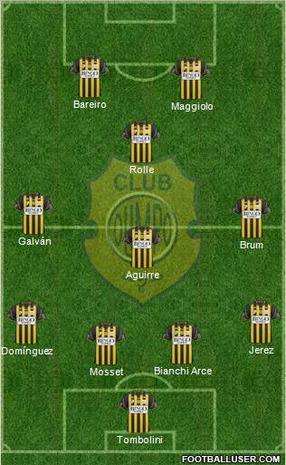 Olimpo de Bahía Blanca football formation