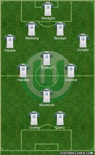 VfL Wolfsburg Formation 2011
