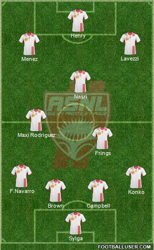 A.S. Nancy Lorraine football formation