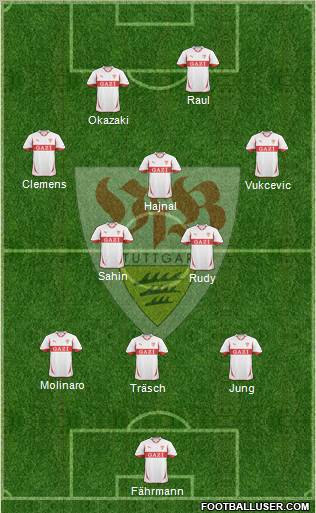 VfB Stuttgart Formation 2011