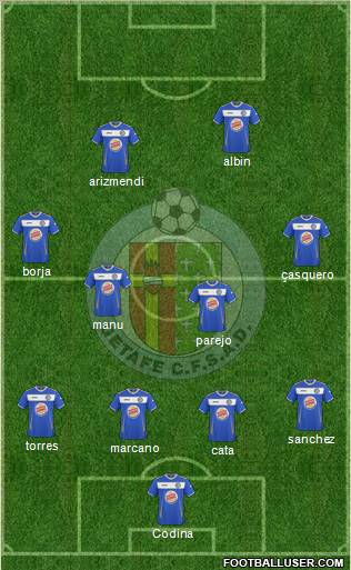 Getafe C.F., S.A.D. Formation 2011