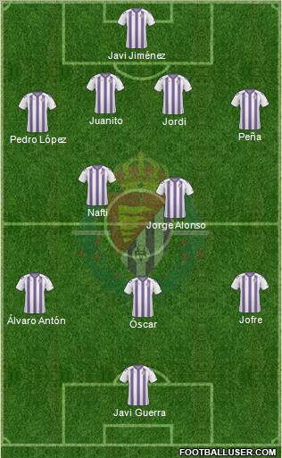 R. Valladolid C.F., S.A.D. Formation 2011