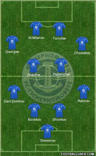 PSFC Chernomorets (Burgas) Formation 2011
