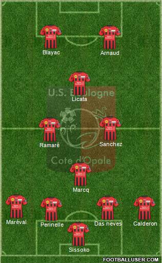 Union Sportive Boulogne Côte d'Opale Formation 2011