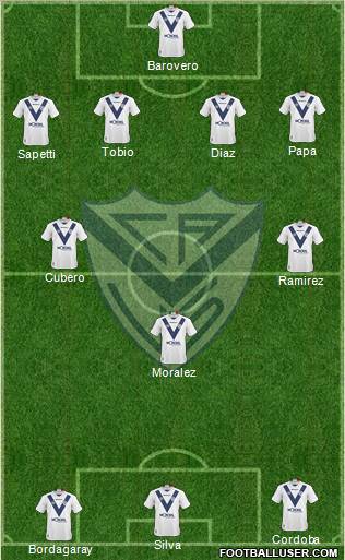 Vélez Sarsfield Formation 2011