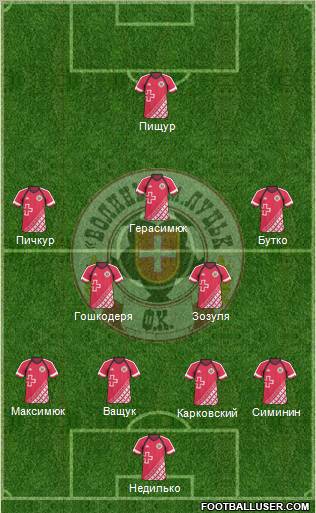 SC Volyn Lutsk Formation 2011