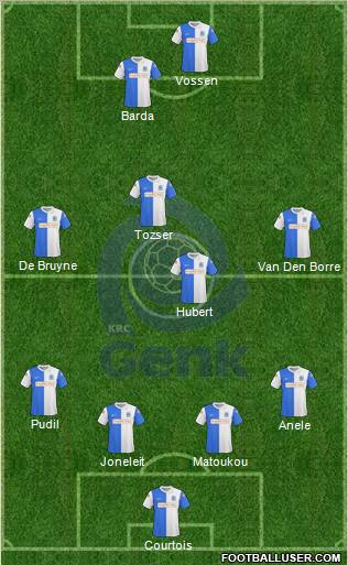 K Racing Club Genk football formation