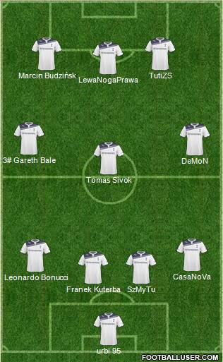 Tottenham Hotspur Formation 2011