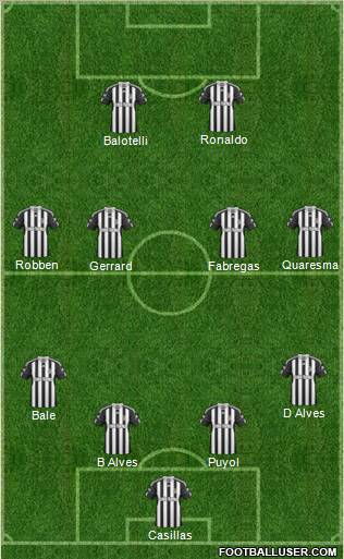 Pro Evolution Soccer Team Formation 2011