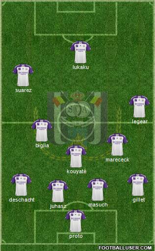 RSC Anderlecht Formation 2011