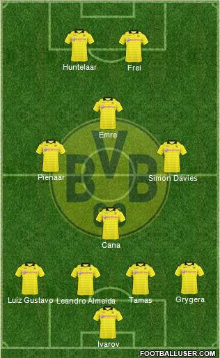 Borussia Dortmund Formation 2011