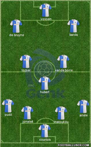 K Racing Club Genk football formation