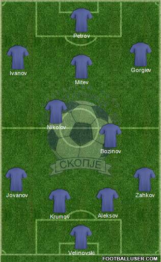 FK Cementarnica 55 Skopje Formation 2011