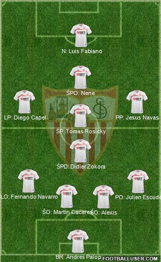 Sevilla F.C., S.A.D. Formation 2011