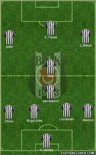 Besiktas JK Formation 2011