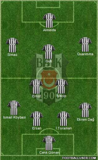 Besiktas JK Formation 2011
