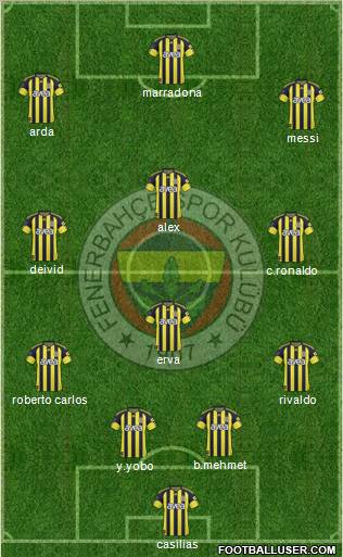 Fenerbahçe SK Formation 2011