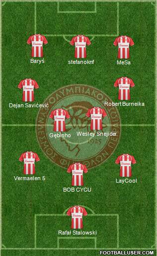 Olympiakos SF Piraeus Formation 2011