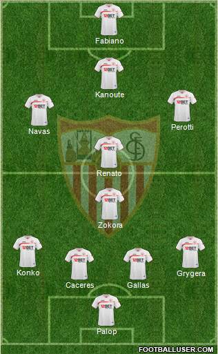 Sevilla F.C., S.A.D. Formation 2011