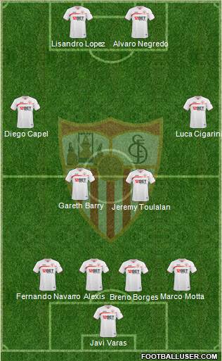 Sevilla F.C., S.A.D. Formation 2011