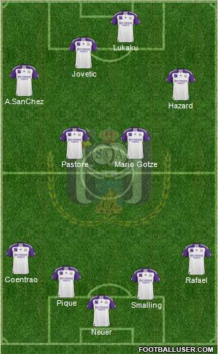 RSC Anderlecht Formation 2011