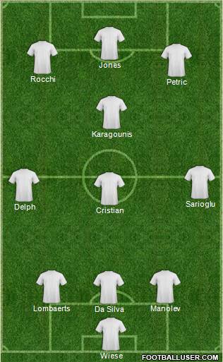 Pro Evolution Soccer Team Formation 2011