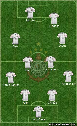 SC Corinthians Paulista Formation 2011