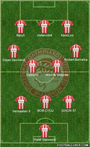 Olympiakos SF Piraeus Formation 2011