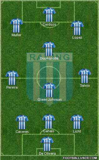 Racing Club 4-3-3 football formation