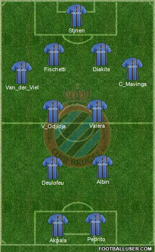 Club Brugge KV Formation 2011