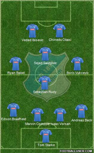 TSG 1899 Hoffenheim Formation 2011
