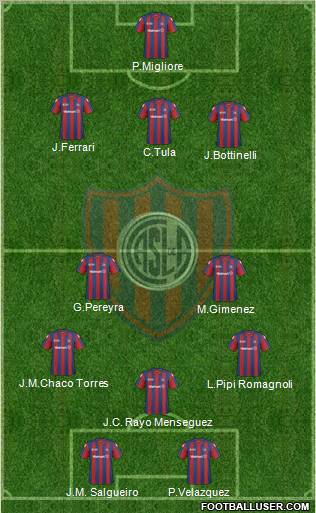 San Lorenzo de Almagro Formation 2011