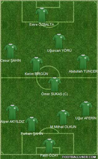 Anadolu Üsküdar 1908 Spor Formation 2011