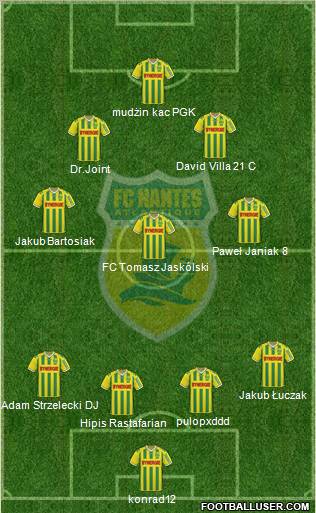 FC Nantes football formation