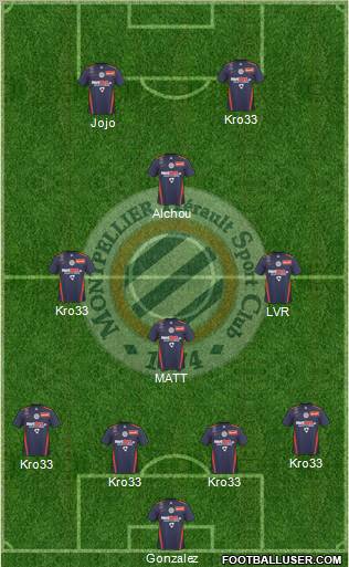 Montpellier Hérault Sport Club Formation 2011