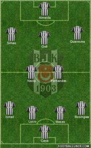 Besiktas JK Formation 2011
