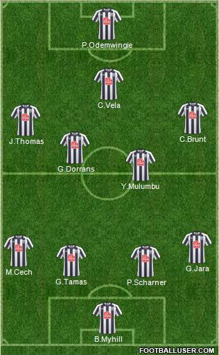 West Bromwich Albion Formation 2011