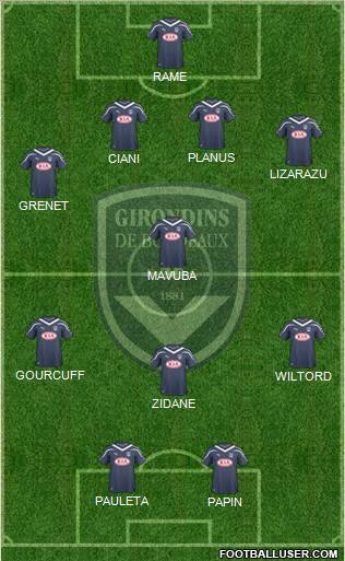 FC Girondins de Bordeaux Formation 2011