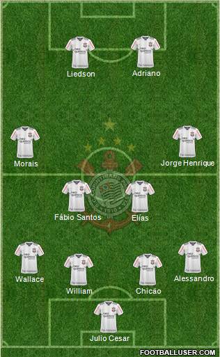 SC Corinthians Paulista Formation 2011