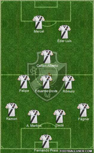 CR Vasco da Gama football formation