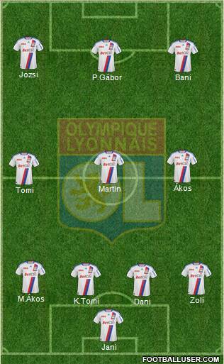 Olympique Lyonnais Formation 2011