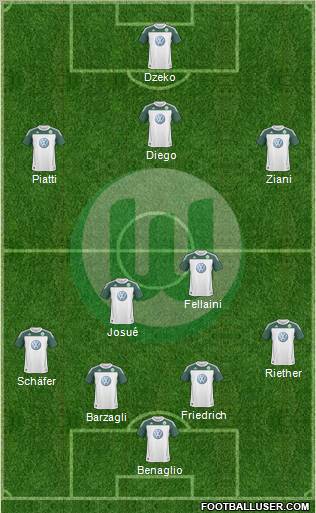 VfL Wolfsburg Formation 2011